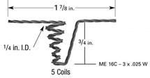 3-strand tungsten wire basket