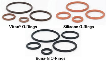 Centering 5 Packs Aluminum Wing Nut KF-25 Quick Clamps O-rings Buna-N Rubber 