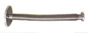 NW/KF reducing, flexible metal hoses, 316 stainless steel