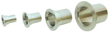 NW/KF hose adapter, 304 stainless steel