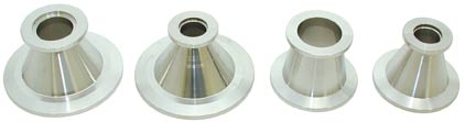 NW/KF Compact Conical Reducers, 304 Stainless Steel drawing
