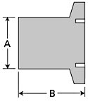 NW/KF Stub Flanges in 304 Stainless Steel and Aluminum, Unbored