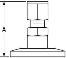 NW/KF to Swagelok Adapter dimensions